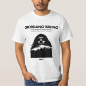 Giordano Bruno witte T-shirt (Voorkant)