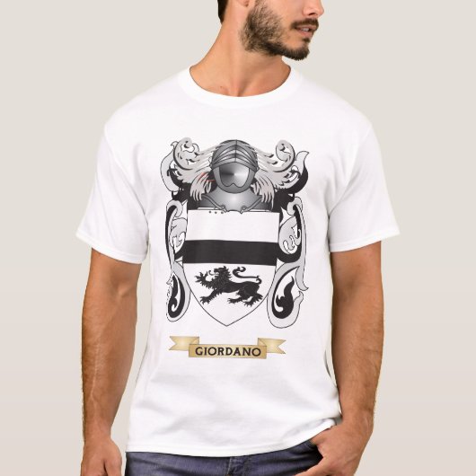 Giordano-wapenschild (gezinscrest) t-shirt (Voorkant)