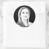 Giorgia Meloni Ronde Sticker (Tas)