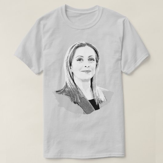 Giorgia Meloni T-shirt (Design voorkant)