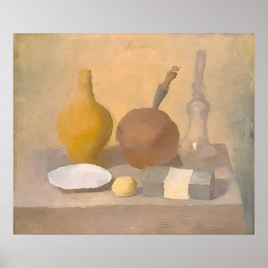 Giorgio Morandi kunstschilderij Poster (Voorkant)