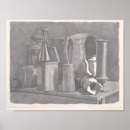 Giorgio Morandi kunststijl Poster (Voorkant)