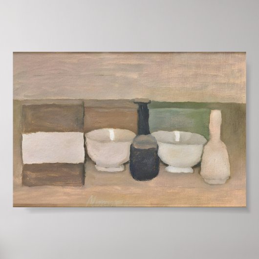 Giorgio Morandi kunststijl Poster (Voorkant)