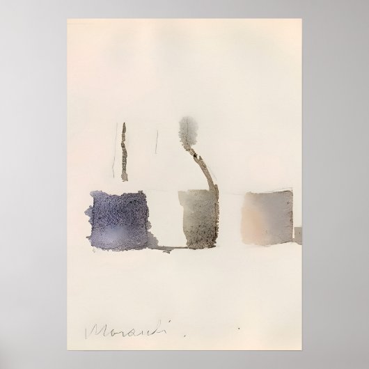 Giorgio Morandi kunststijl Poster (Voorkant)