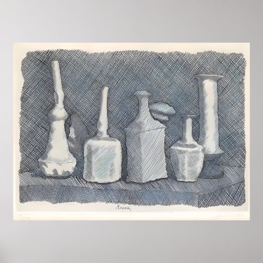 Giorgio Morandi kunststijl Poster (Voorkant)