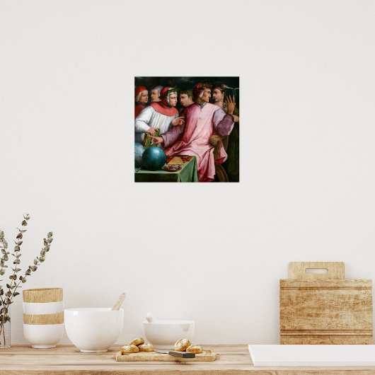 Giorgio Vasari Six Tuscan Poets Poster (Keuken)