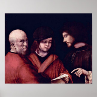 Giorgione - De drie Meschenchange Poster