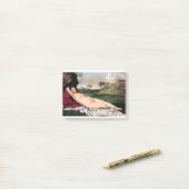 Giorgione Sleeping Venus (1508) beroemd schilderij Post-it® Notes (Op bureau)