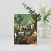 Giorgione The Tempest Briefkaart (Staand voorkant)