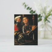 Giorgione-Warrior met Groom Briefkaart (Staand voorkant)