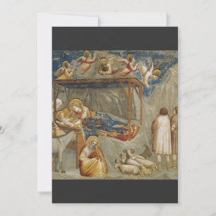 Giotto di Bondone De Geboorte Fine Art Collectie Kaart