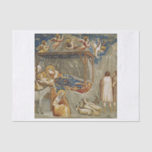 Giotto di Bondone De Geboorte Fine Art Collectie Tissuepapier