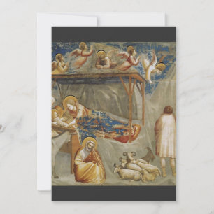 Giotto di Bondone De Geboorte K fine Art Collectio Feestdagenkaart