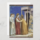 Giotto di Bondone - Visitatie Kaart (Voorkant / Achterkant)