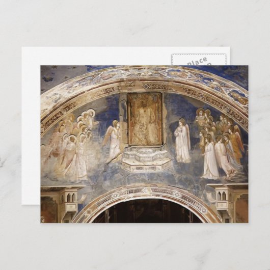 Giotto: God stuurt Gabriel naar de Maagd Briefkaart (Voorkant / Achterkant)