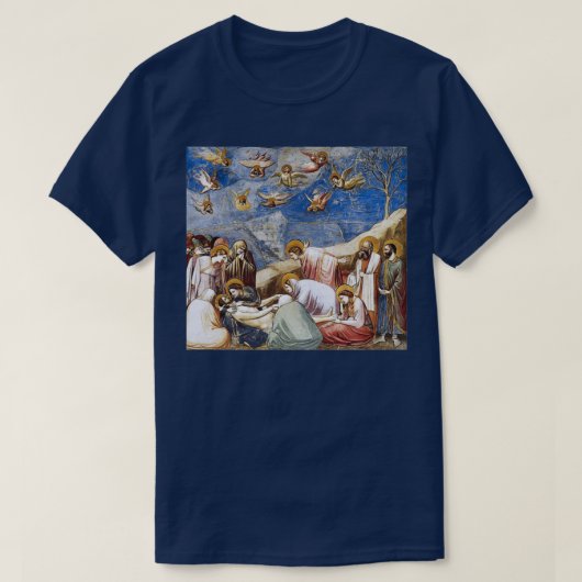 Giotto Lamentation The Mourning van Christus T-shirt (Design voorkant)