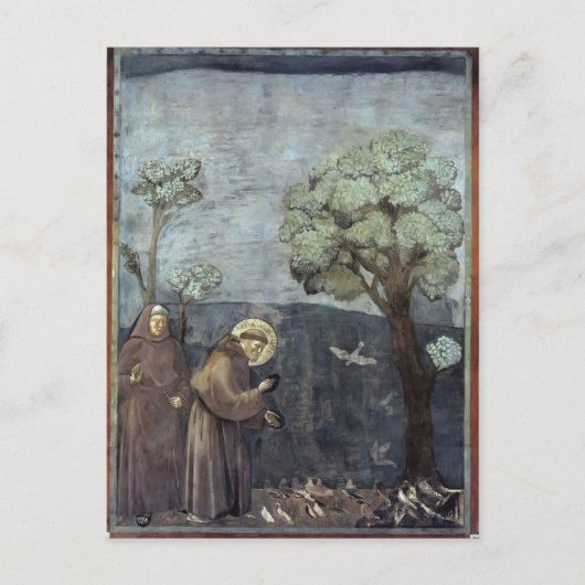 Giotto: St. Francis Preaching to the Birds Briefkaart (Voorkant)