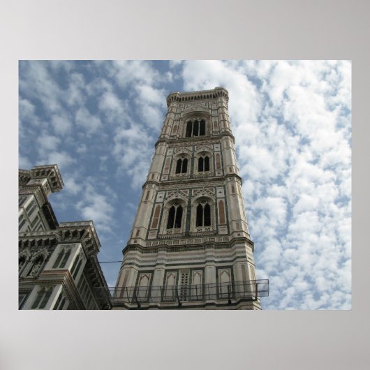 Giotto's Tower, Florence, Italië Poster (Voorkant)