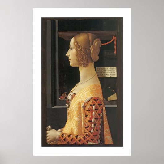 Giovanna degli Albizzi Tornabouni Poster (Voorkant)