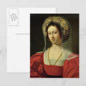 Giovanna I Queen of Napels, 1842 Briefkaart (Voorkant / Achterkant)