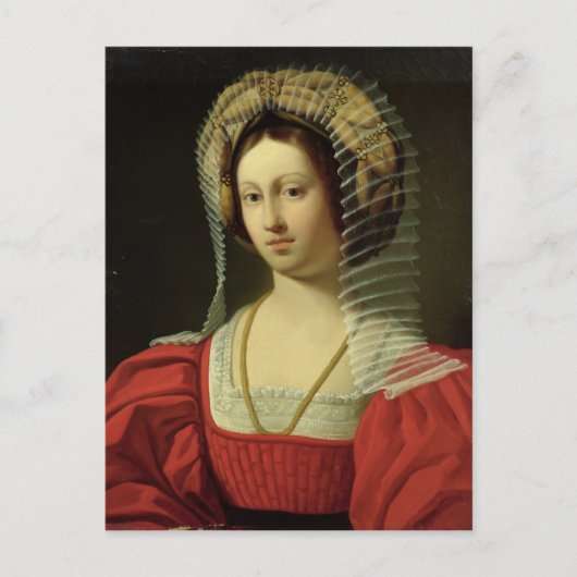 Giovanna I Queen of Napels, 1842 Briefkaart (Voorkant)