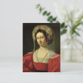 Giovanna I Queen of Napels, 1842 Briefkaart (Staand voorkant)