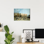 Giovanni Antonio Canal Piazza San Marco Poster (Thuiskantoor)