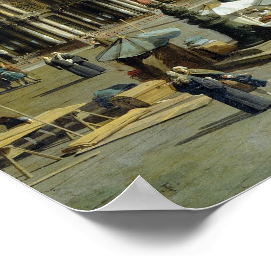 Giovanni Antonio Canal Piazza San Marco Poster (Hoek)