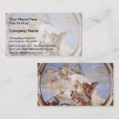 Giovanni Battista Tiepolo: Bellerophon op Pegasus Visitekaartje (Voorkant / Achterkant)