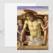 Giovanni Bellini - Dead Christ Supported by Two An Kaart (Voorkant / Achterkant)