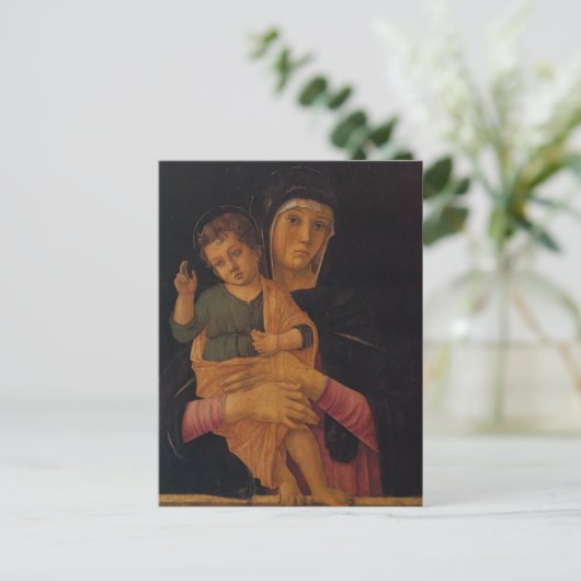 Giovanni Bellini- Madonna met kinderontvoering Briefkaart (Staand voorkant)