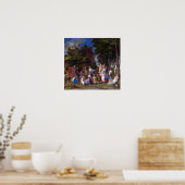 Giovanni Bellini Titian Feast of the Gods Poster (Keuken)