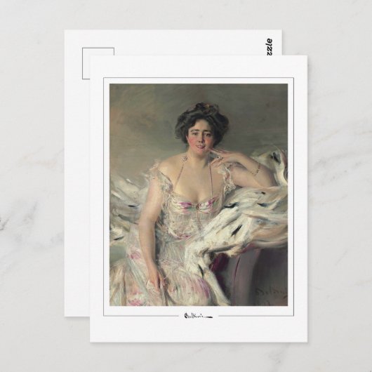 Giovanni Boldini #13 - Briefkaart met fijne kunst (Voorkant / Achterkant)