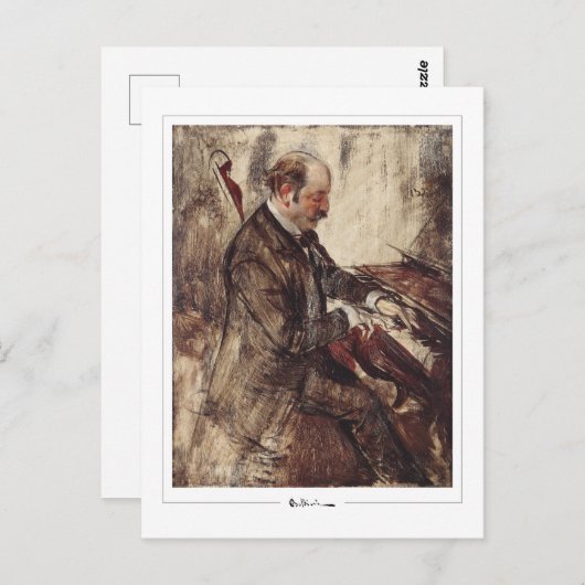 Giovanni Boldini #14 - Briefkaart met fijne kunst (Voorkant / Achterkant)