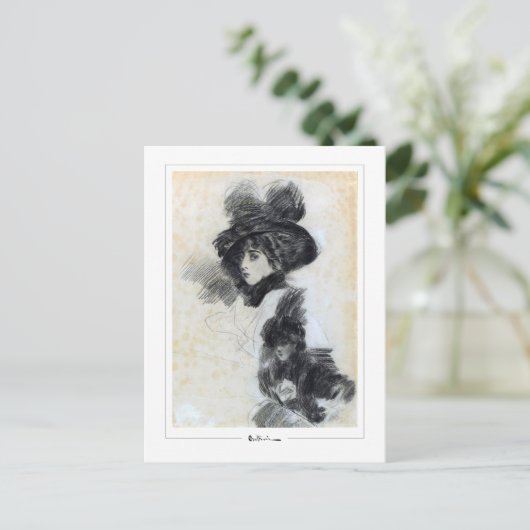 Giovanni Boldini #17 - Briefkaart met fijne kunst (Staand voorkant)