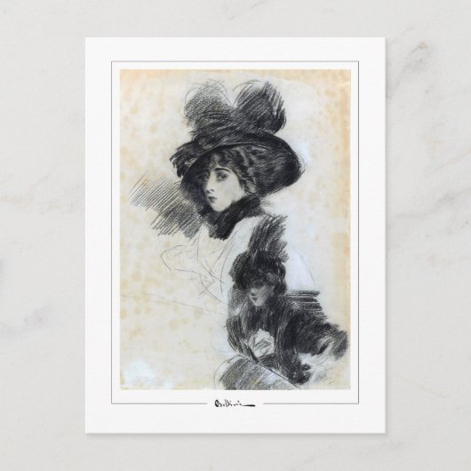 Giovanni Boldini #17 - Briefkaart met fijne kunst (Voorkant)