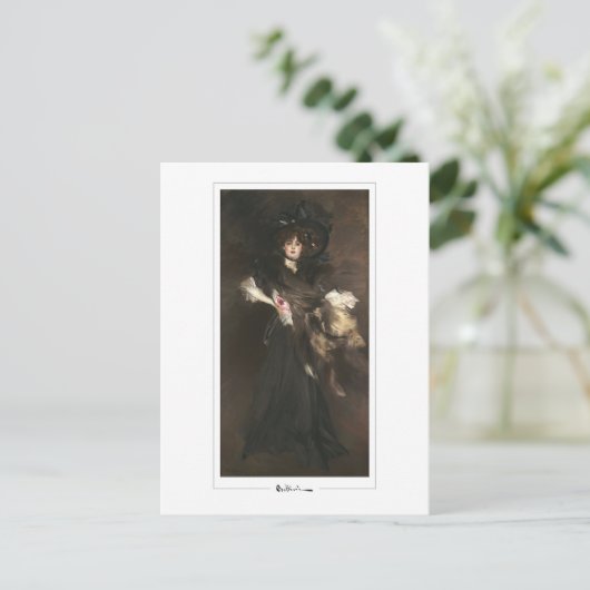 Giovanni Boldini #207 - Briefkaart voor Schone Kun (Staand voorkant)