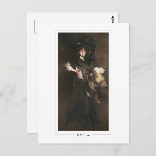 Giovanni Boldini #207 - Briefkaart voor Schone Kun (Voorkant / Achterkant)