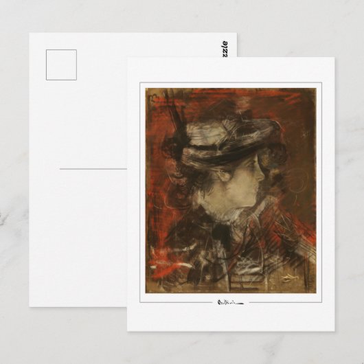 Giovanni Boldini #393 - Briefkaart voor Schone Kun (Voorkant / Achterkant)