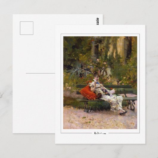 Giovanni Boldini #444 - Briefkaart voor Schone Kun (Voorkant / Achterkant)