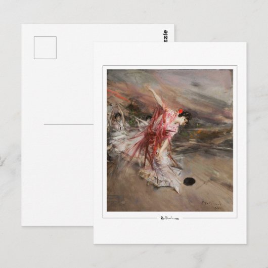 Giovanni Boldini #592 - Briefkaart voor Schone Kun (Voorkant / Achterkant)