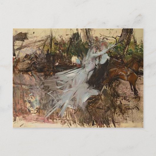 Giovanni Boldini - Een droom van 's midzomernachts Briefkaart (Voorkant)