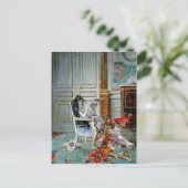 Giovanni Boldini-Girl Reading in a Salon Briefkaart (Staand voorkant)