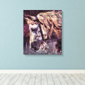 Giovanni Boldini - hoofd van een paard Canvas Afdruk (Insitu (Houten vloer))