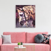 Giovanni Boldini - hoofd van een paard Canvas Afdruk (Insitu (Woonkamer))
