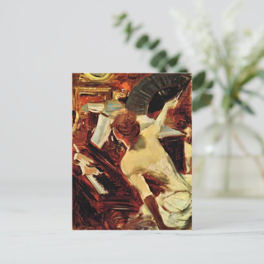 Giovanni Boldini - Singer Mondana Briefkaart (Staand voorkant)