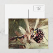 Giovanni Boldini - The Pansy Briefkaart (Voorkant / Achterkant)