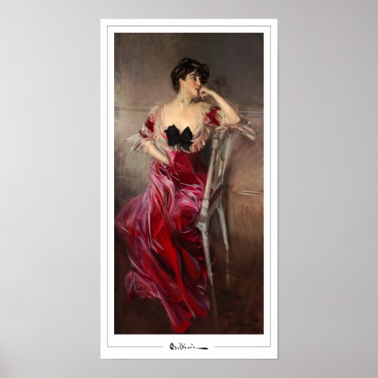 Giovanni Boldini Zedign Art Poster #113 (Voorkant)