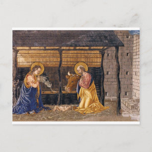 Giovanni_Di_Francesco_Del_Cervelliera_-_Nativiteit Briefkaart
