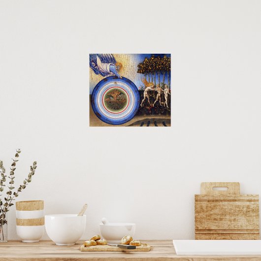 Giovanni di Paolo De schepping van de wereld Poster (Keuken)